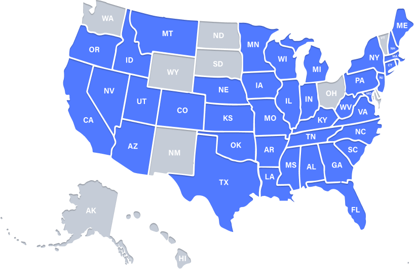 Reach, Expanded. Our Network
