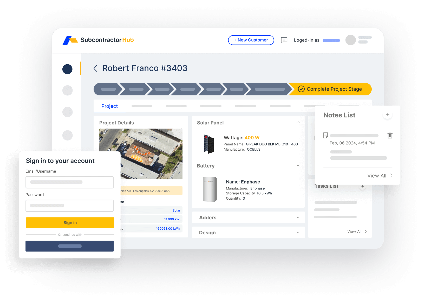 Sales Velocity CRM — roofing contractor sales pipeline and lead tracking